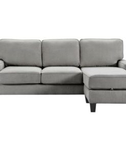 Serta - Palisades L-Shaped Modern Fabric 2-Piece Sectional Sofa - Soft Gray