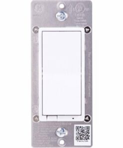 Enbrighten - Z-Wave Plus Smart In-Wall Switch - White & Light Almond