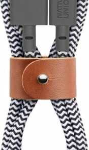 Native Union - 4' USB Type C-to-USB Type A Cable - Zebra