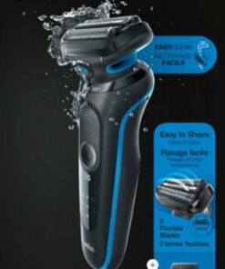 Braun - Series 5 EasyClean Wet/Dry Electric Shaver - Blue