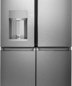 Café - ENERGY STAR® 27.4 Cu. Ft. Smart Quad-Door Refrigerator - Platinum Glass