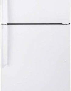 GE - 19.2 Cu. Ft. Top-Freezer Refrigerator - White 0