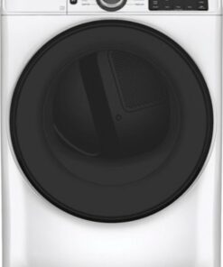 GE - 7.8 Cu. Ft. 10-Cycle Electric Dryer - White on White 0