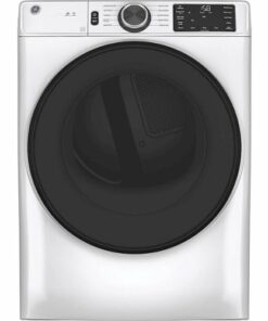 GE - 7.8 Cu. Ft. 10-Cycle Electric Dryer - White on White 1