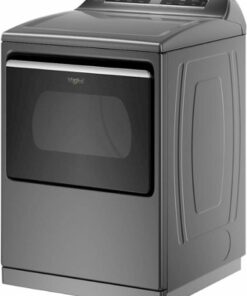 Whirlpool - 7.4 Cu. Ft.  Smart Gas Dryer with Steam and Intuitive Controls - Chrome Shadow
