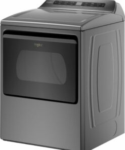 Whirlpool - 7.4 Cu. Ft. Smart Electric Dryer with AccuDry Sensor Drying Technology - Chrome Shadow