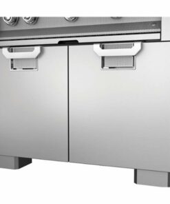 Caster Covers for Hestan Outdoor Grills - Stainless Steel