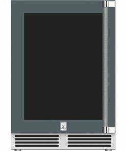 Hestan - 5.2 Cu. Ft. Built-In Mini Fridge - Pacific Fog