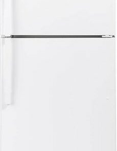 GE - 21.9 Cu. Ft. Garage-Ready Top-Freezer Refrigerator - White