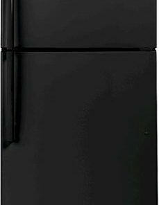 GE - 19.2 Cu. Ft. Top-Freezer Refrigerator - Black 2