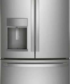 GE Profile - 22.1 Cu. Ft. French Door Counter-Depth Refrigerator with Hands-Free AutoFill - Stainless steel