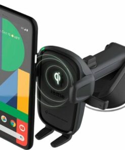 iOttie - Easy One Touch 2 Wireless Fast Charge Universal Dash/Windshield Mount for Mobile Phones - Black