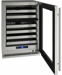 U-Line - 5 Class 49-Bottle Dual Zone Wine Cooler - Stainless steel 1