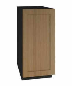 U-Line - 90-lb Freestanding Nugget Ice Machine with Reversible Hinge in Integrated Solid with Pump - Custom Panel Ready