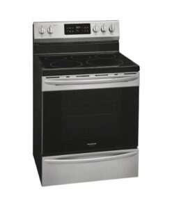 Frigidaire - Gallery 5.4 Cu. Ft. Freestanding Electric Convection Range with Self-Cleaning - Stainless steel