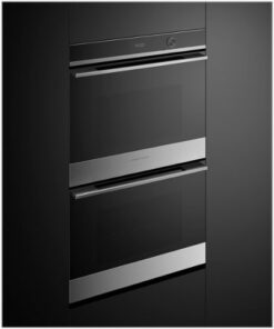 Fisher & Paykel - Contemporary 30" Built-In Double Electric Convection Wall Oven - Stainless steel