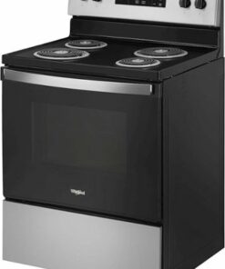 Whirlpool - 4.8 Cu. Ft. Freestanding Electric Range with Keep Warm Setting - Stainless steel