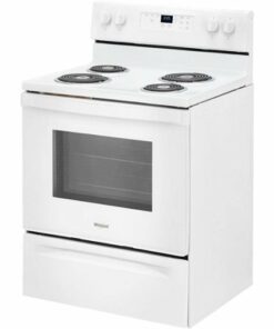 Whirlpool - 4.3 Cu. Ft. Freestanding Electric Range with Self-Cleaning and Keep Warm Setting - White