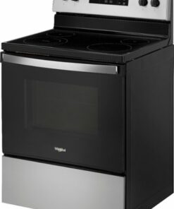 Whirlpool - 5.3 Cu. Ft. Freestanding Electric Range with Keep Warm Setting - Stainless steel