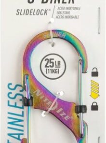 Nite Ize - S-Biner SlideLock #3 Stainless Steel Dual Carabiner - Spectrum