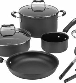 Cuisinart - 10-Piece Cookware Set - Black