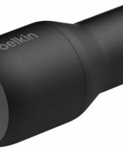 Belkin - 36W Dual USB-C Car Charger with PPS Charging and Power Delivery 2, compatible with iPhone 14, Samsung Galaxy, and more - Black