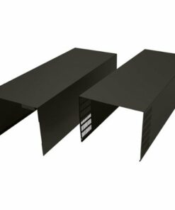 Whirlpool - Chimney Extension Kit for KitchenAid KVWB600DBS and KVWB600HBS Hoods - Black stainless steel