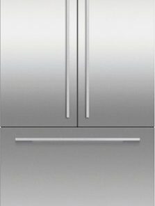 Fisher & Paykel - 36 x 80 in Integrated French Door Door Panel for RS36A80J1 (Handles not Included) - Stainless steel