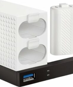 Rocketfish™ - Side Dock Charging Station for Xbox One S - White