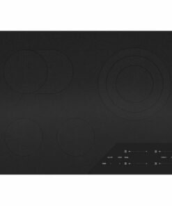 Wolf - Contemporary 30" Built-In Electric Cooktop with 4 Burners and Control Lock - Black 0