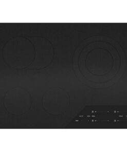 Wolf - Contemporary 30" Built-In Electric Cooktop with 4 Burners and Control Lock - Black 1