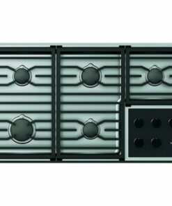 Wolf - Transitional 36" Built-In Gas Cooktop with 5 Burners - Black Stainless Steel 0