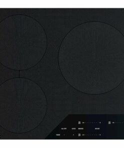 Wolf - Contemporary 24" Built-In Electric Induction Cooktop with 3 Burners and Control Lock - Black