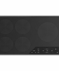 Wolf - Transitional 36" Built-In Electric Induction Cooktop with 5 Burners and Control Lock - Black 1