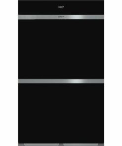 Wolf - M Series Contemporary 30" Built-In Double Electric Convection Wall Oven - Black Glass