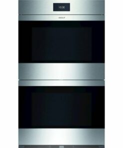 Wolf - M Series Contemporary 30" Built-In Double Electric Convection Wall Oven - Stainless steel
