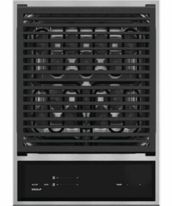 Wolf - 15" Electric Transitional Grill Module - Stainless steel