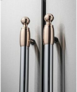 Bertazzoni - Collezione Metalli Handle Kit for Select Heritage Series Refrigerators and Dishwashers - Cooper