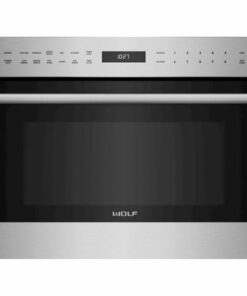Wolf - E Series Transitional 1.6 Cu. Ft. Drop-Down Door Microwave Oven with Sensor Cooking - Stainless steel 0