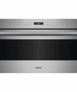 Wolf - E Series Professional 1.6 Cu. Ft. Drop-Down Door Microwave Oven with Sensor Cooking - Stainless steel