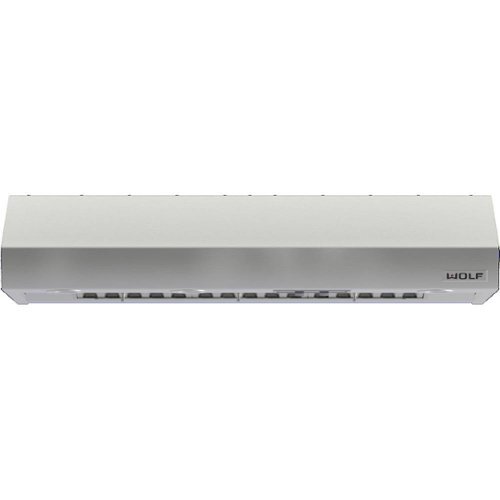 Wolf - Pro 48" Externally Vented Range Hood - Stainless steel 0