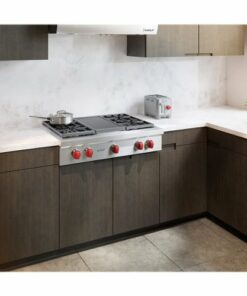 Wolf - 36" Built-In Gas Cooktop with 4 Burners and Infrared Charbroiler - Stainless steel 0