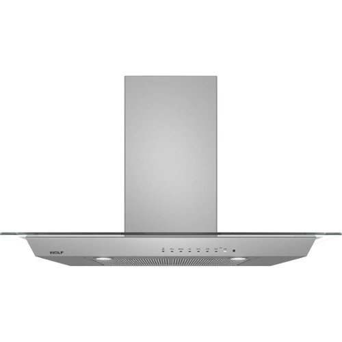 Wolf - 36" Externally Vented Range Hood - Glass