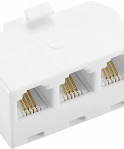 Insignia™ - Phone Splitter - White