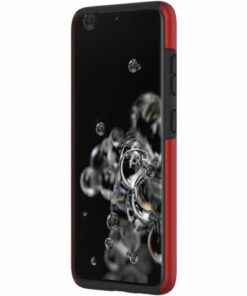Incipio - DualPro Case for Samsung Galaxy S20 and S20 5G - Iridescent Red/Black
