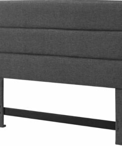 Serta - Palisades Upholstered Queen Headboard - Charcoal