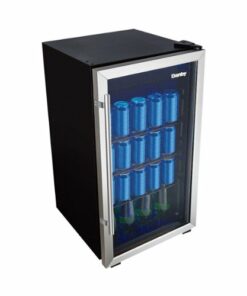 Danby - 117-Can Beverage Cooler - Stainless steel 0