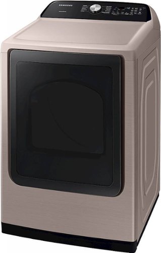 Samsung - 7.4 Cu. Ft. Gas Dryer with Sensor Dry and Vibration Reduction Technology+ - Champagne