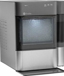 GE Profile - Opal 2.0 24-lb. Portable Ice maker with Nugget Ice Production, Side Tank and Built-in WiFi - Stainless steel