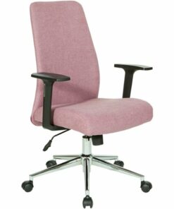 OSP Home Furnishings - Evanston 5-Pointed Star Manager's Chair - Orchid